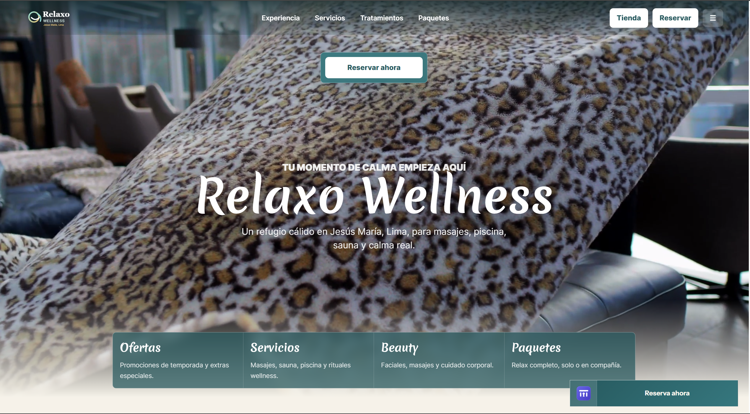 Screenshot van Relaxo — Spa & Wellness